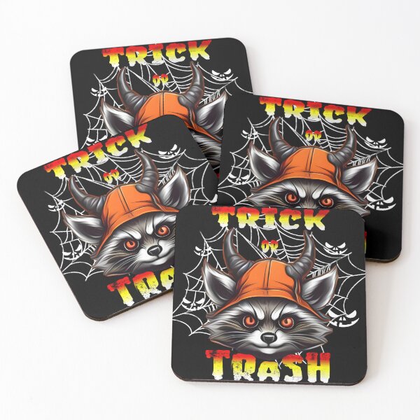 Item preview, Trick Or Trash : Raccoon Devil  designed and sold by ratchawoot.