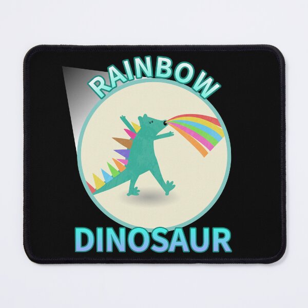 Item preview, rainbow dinosaur designed and sold by zzzozzo.