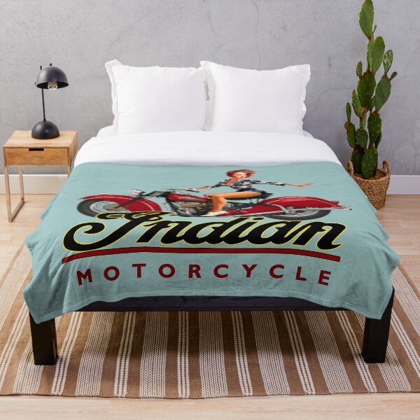 Item preview, Chica pinup vintage en motocicleta roja  designed and sold by EvTheOne.