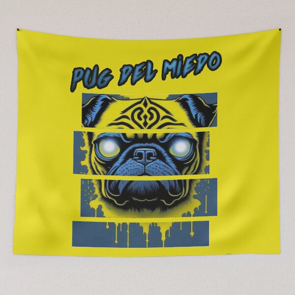 Item preview, Pug del Miedo 9 PANELES designed and sold by RedBluffTraders.
