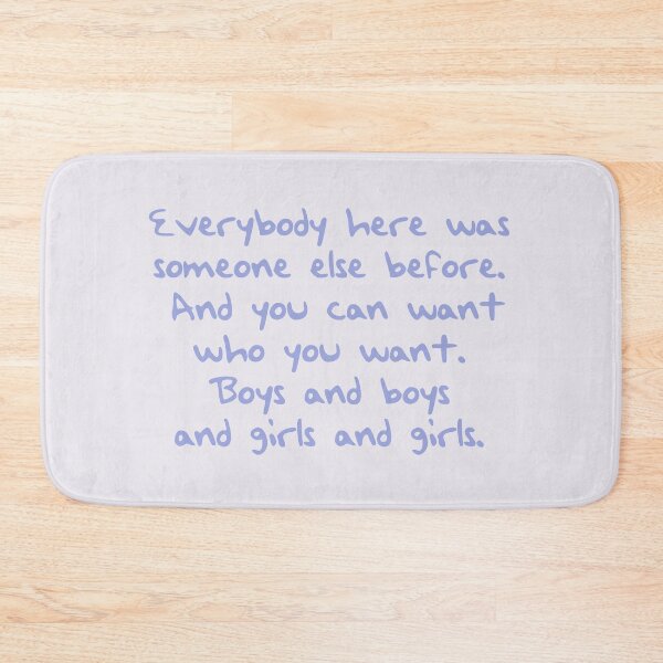 Item preview, everybody here was someone else before. And you can want who you want. Boys and boys and girls and girls designed and sold by DelfisArt.