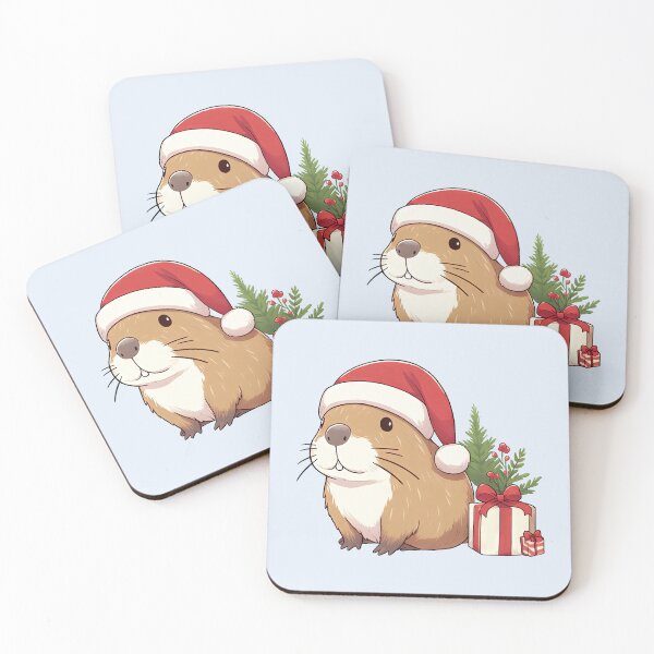 Item preview, Christmas Capybara Santa designed and sold by KAI-Studio.