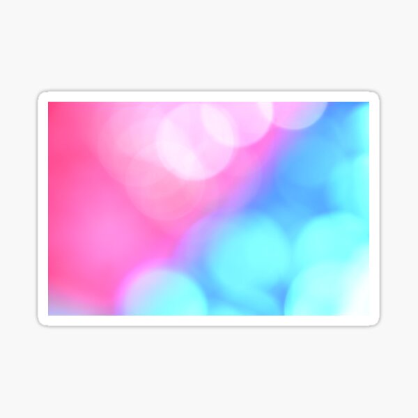Bubblegum bokeh Sticker