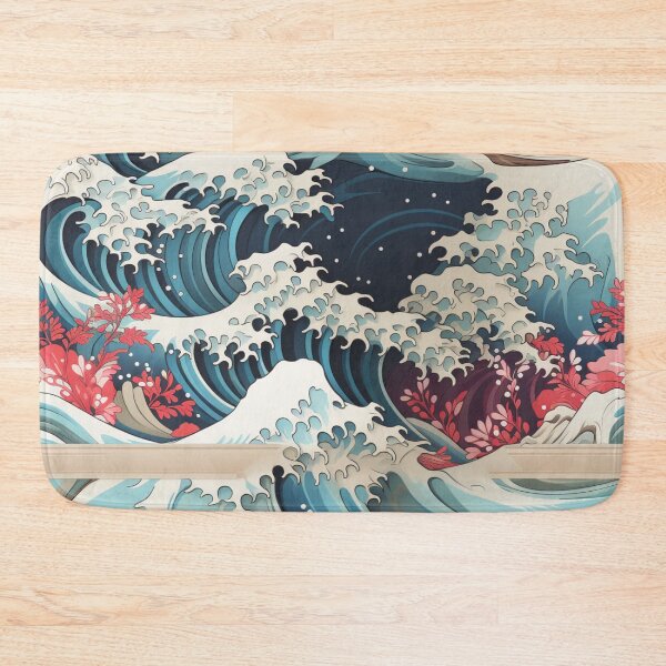 Item preview, Sea Wave digital paper Seamless designed and sold by Khun-Teera.