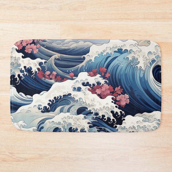 Item preview, Sea Wave digital paper Seamless designed and sold by Khun-Teera.