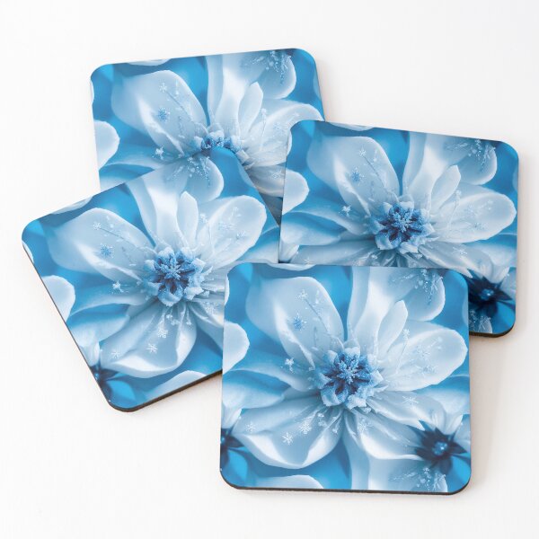 Item preview, White Ice Snowflake Blooms designed and sold by TheLastGarden.