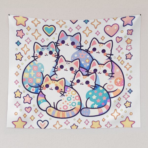 Item preview, Cosmic Kitties designed and sold by TakashiS.
