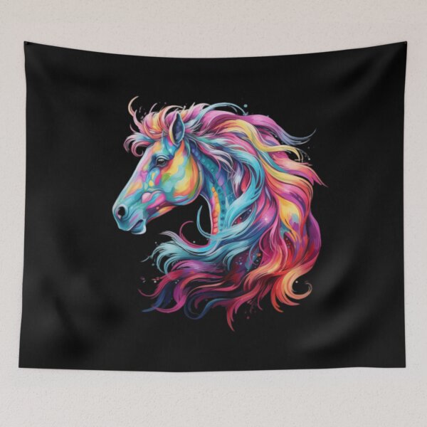 Item preview, Colorful Bright Beautiful Horse designed and sold by neatdesignsbycm.