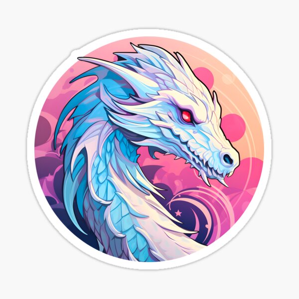 Item preview, Subtle Trans Pride Dragon designed and sold by ArtliciousHUMAN.