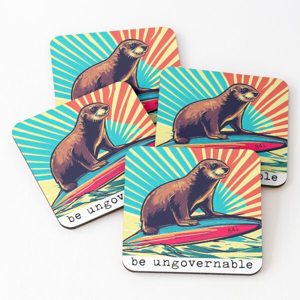 Item preview, be ungovernable. surfing otter 841  designed and sold by Redwood9.