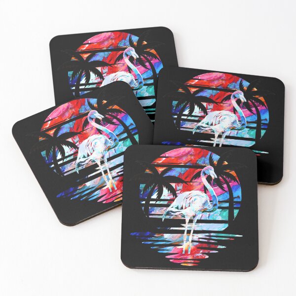 Item preview, Flamingo : Abstract Painting designed and sold by ratchawoot.