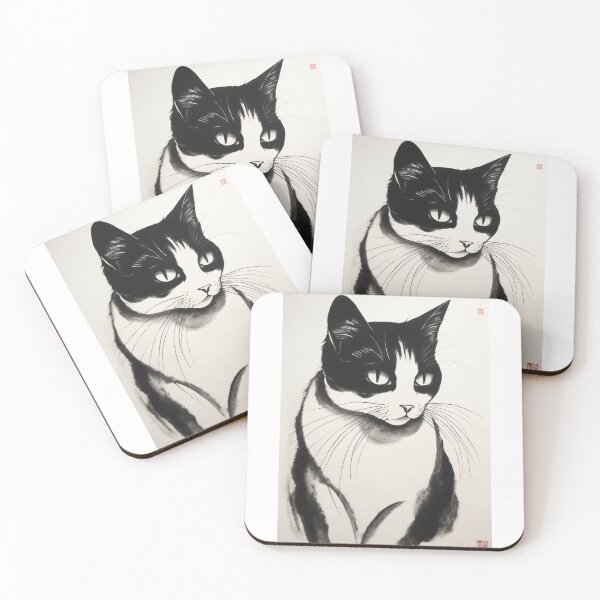 Item preview, Tranquil Cat Brushwork designed and sold by Mechanical-Artt.