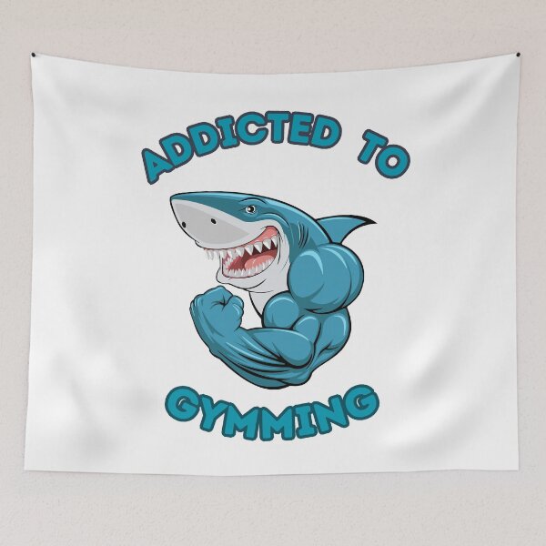 Item preview, Addicted to Gymming- Classic Gift  of  Gym essentials for Gymn Lovers designed and sold by mndesignworx.