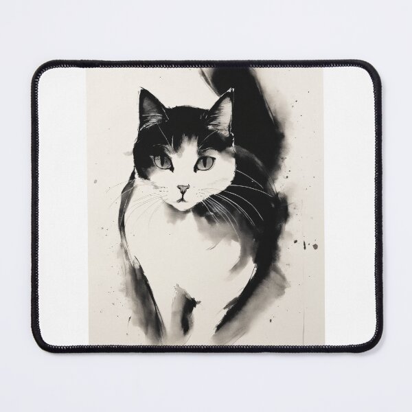 Item preview, Minimalist Cat's Tranquility designed and sold by Mechanical-Artt.