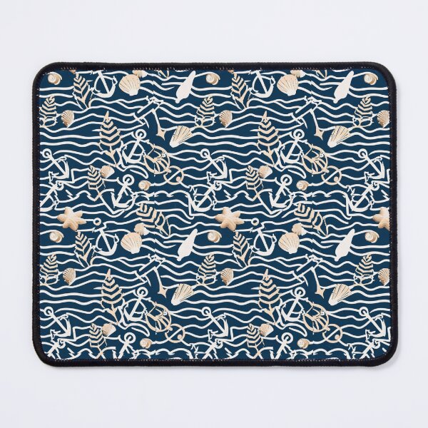 Item preview, Nautical Vibes - Anchors, waves, seashells, and sailor-inspired patterns for a coastal feel designed and sold by SeamlessBlend.