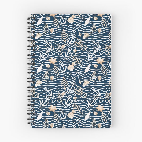 Item preview, Nautical Vibes - Anchors, waves, seashells, and sailor-inspired patterns for a coastal feel designed and sold by SeamlessBlend.