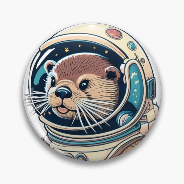 Item preview, Space otter astronaut  designed and sold by PawelNature.