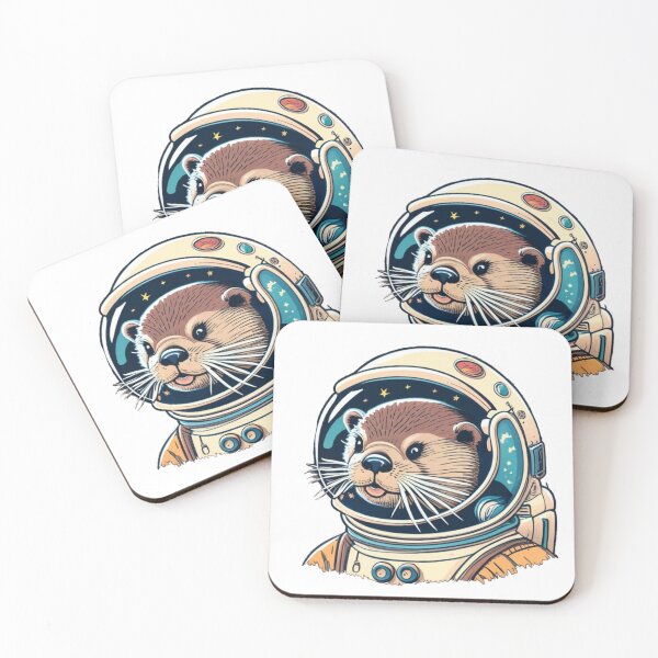 Item preview, Space otter astronaut  designed and sold by PawelNature.