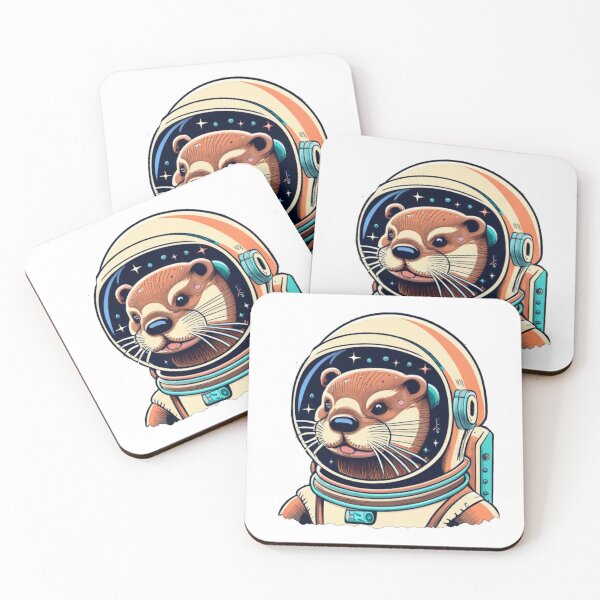 Item preview, Space otter astronaut  designed and sold by PawelNature.