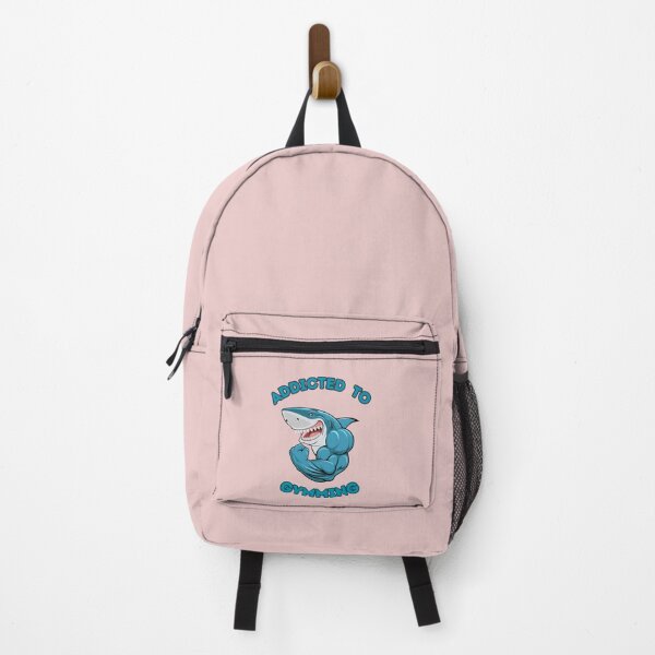 Item preview, Addicted to Gymming- Classic Gift of Gym essentials for Gymn Lovers on pink BG designed and sold by mndesignworx.