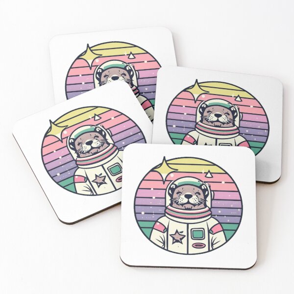 Item preview, Space otter astronaut  designed and sold by PawelNature.