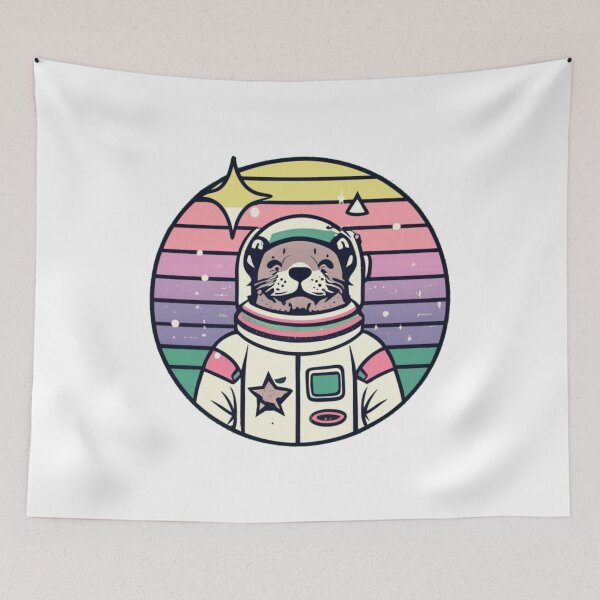 Item preview, Space otter astronaut  designed and sold by PawelNature.