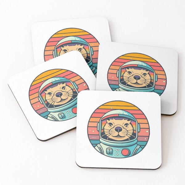 Item preview, Space otter astronaut  designed and sold by PawelNature.