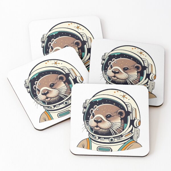 Item preview, Space otter astronaut  designed and sold by PawelNature.