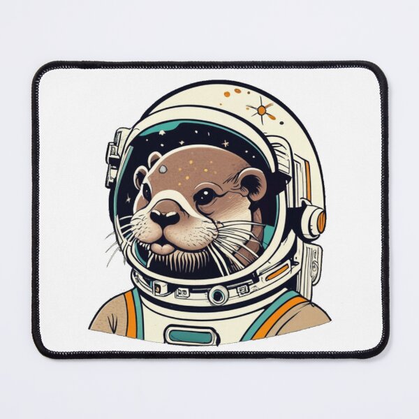 Item preview, Space otter astronaut designed and sold by PawelNature.