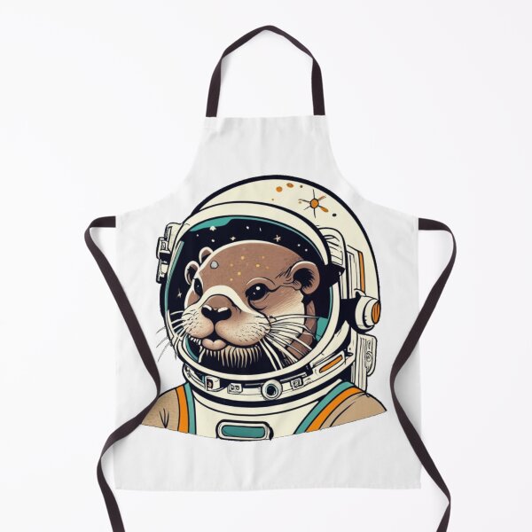 Item preview, Space otter astronaut designed and sold by PawelNature.