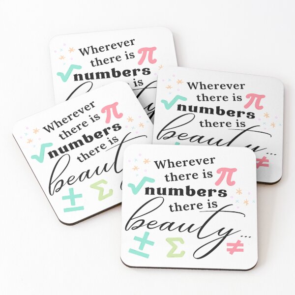 Item preview, Girl Math - Numbers is Beauty designed and sold by Netti Studio 45.