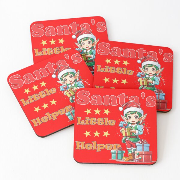 Item preview, Kawaii Santa's Little Helper designed and sold by YokujinDesign.