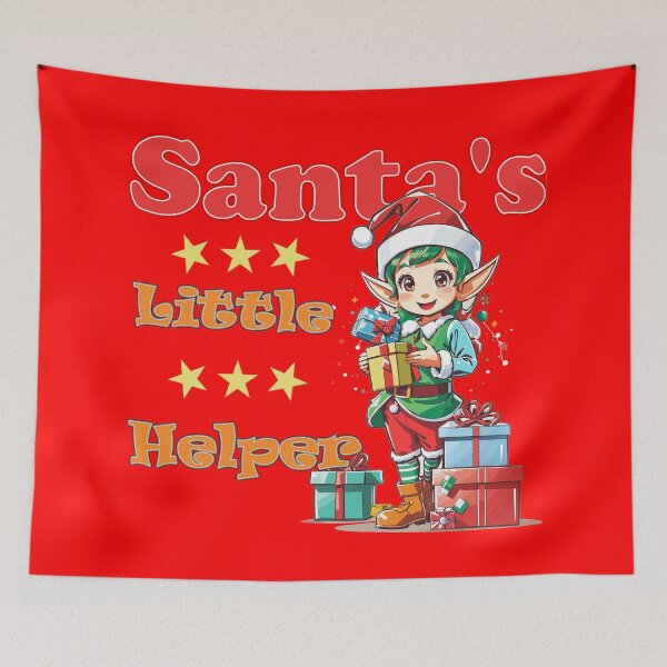 Item preview, Kawaii Santa's Little Helper designed and sold by YokujinDesign.