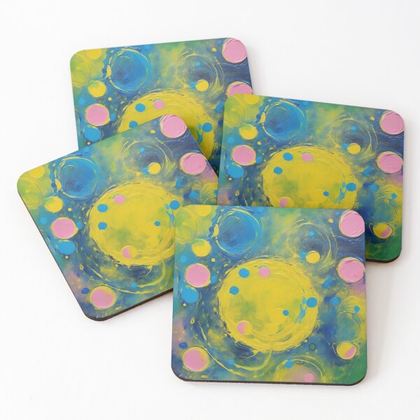 Item preview, YELLOW BUBBLES, HIPPY ART PINK FREEDOM designed and sold by Eandbeyond.