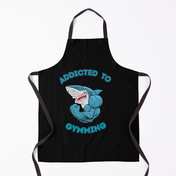 Item preview, Addicted to Gymming- Classic Gift of Gym essentials for Gymn Lovers on black BG designed and sold by mndesignworx.