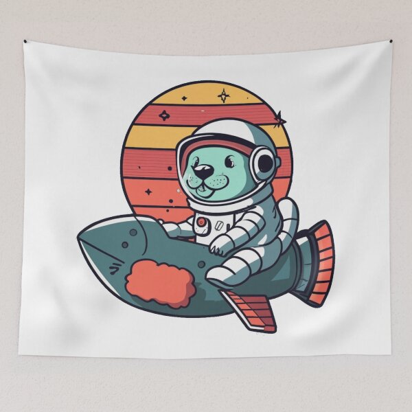 Item preview, Otter in spaceship designed and sold by PawelNature.