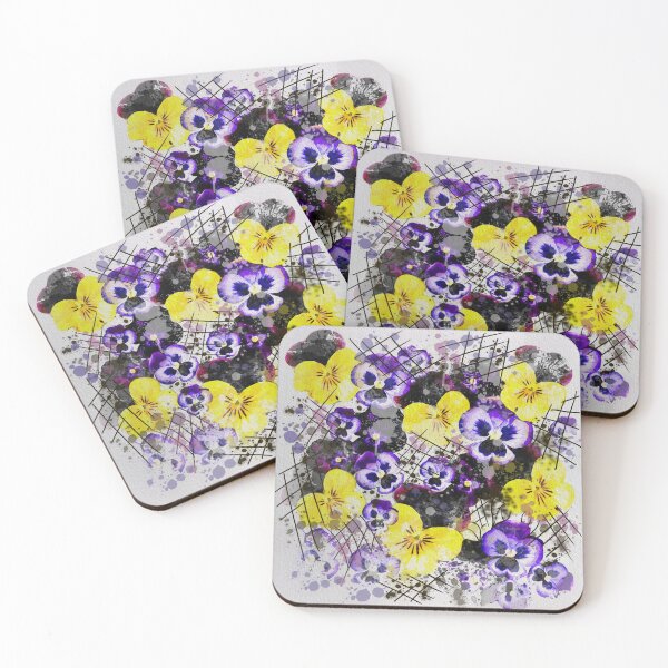 Item preview, pansies, flowerbed designed and sold by bonjourmadame4.