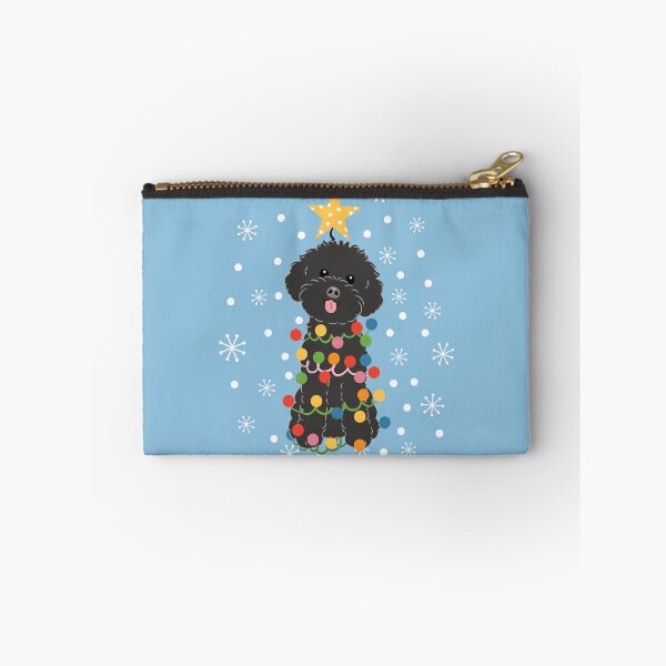 Aperçu de l'œuvre Arbre de Noël caniche jouet noir créée et vendue par Lulupainting.