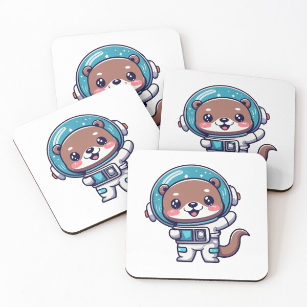 Item preview, Space otter astronaut  designed and sold by PawelNature.