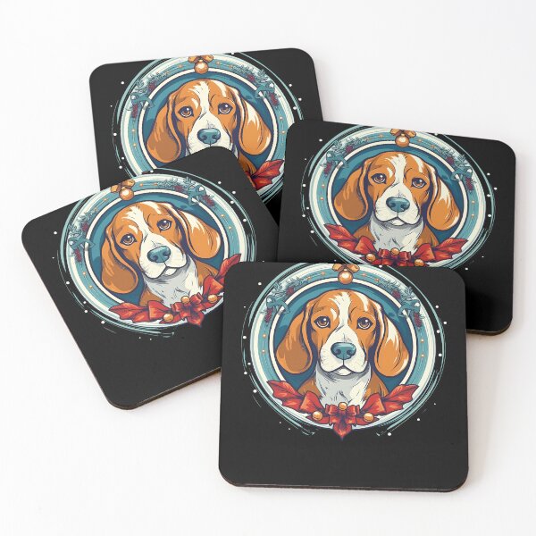 Item preview, Beagle Dog Xmas, Love Dogs designed and sold by Logiamerch.