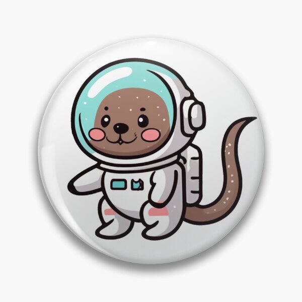 Item preview, Space otter astronaut  designed and sold by PawelNature.