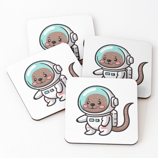 Item preview, Space otter astronaut  designed and sold by PawelNature.
