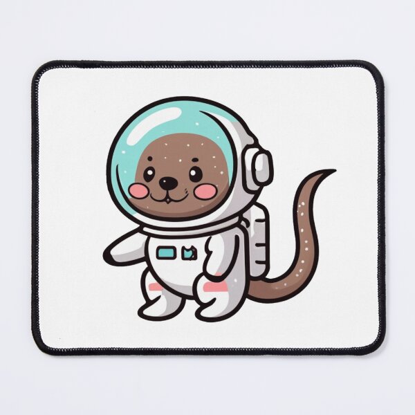 Item preview, Space otter astronaut designed and sold by PawelNature.