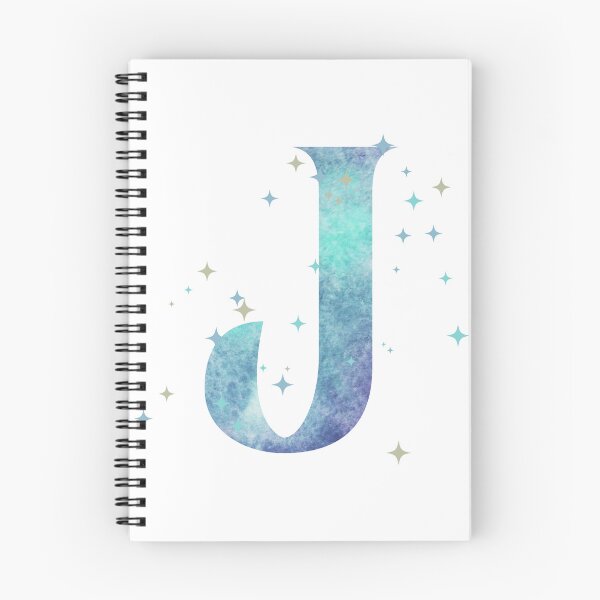 Artikelvorschau, Buchstabe J Monogramm-Aquarellgalaxie entworfen und verkauft von iRenza.