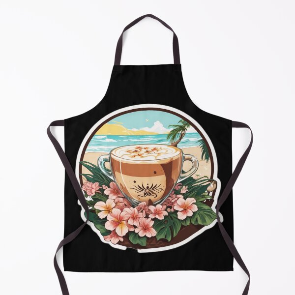 Item preview, Coffee with Milk on the Beach - Café au lait designed and sold by NautiChic.