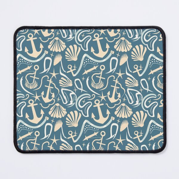 Item preview, Nautical Vibes - Anchors, waves, seashells, and sailor-inspired patterns for a coastal feel designed and sold by SeamlessBlend.