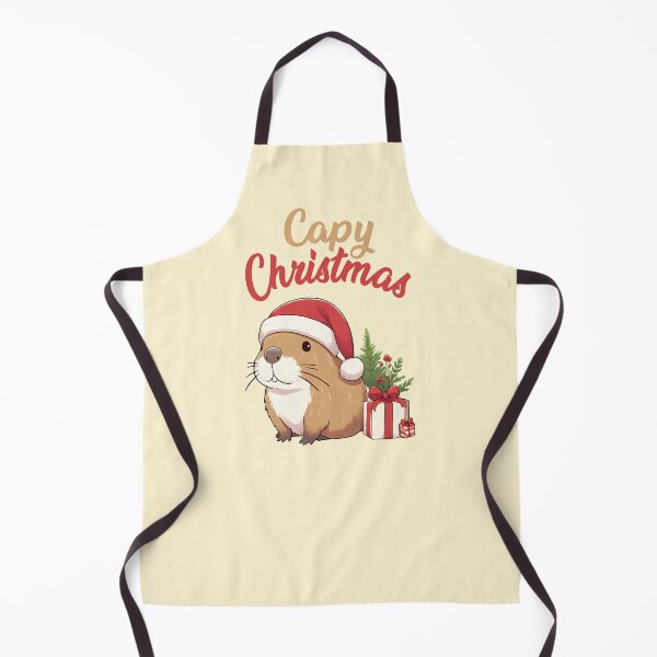 Item preview, Capy Christmas Capybara Santa designed and sold by KAI-Studio.