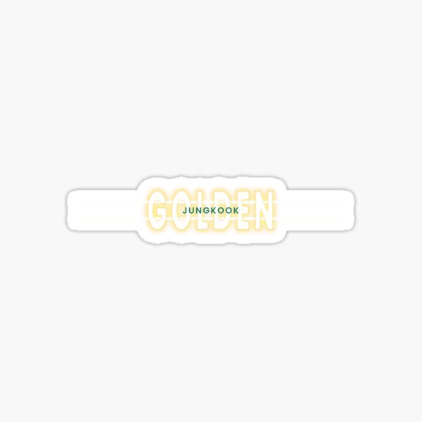 Jungkook Golden album metallic logo, Jungkook Seven, BTS Jungkook / Golden  off white Photographic Print for Sale by SoloAutenica