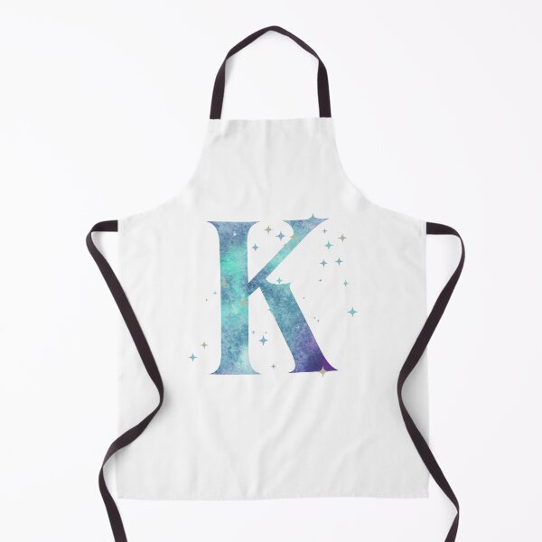 Artikelvorschau, Buchstabe K Monogramm-Aquarellgalaxie entworfen und verkauft von iRenza.