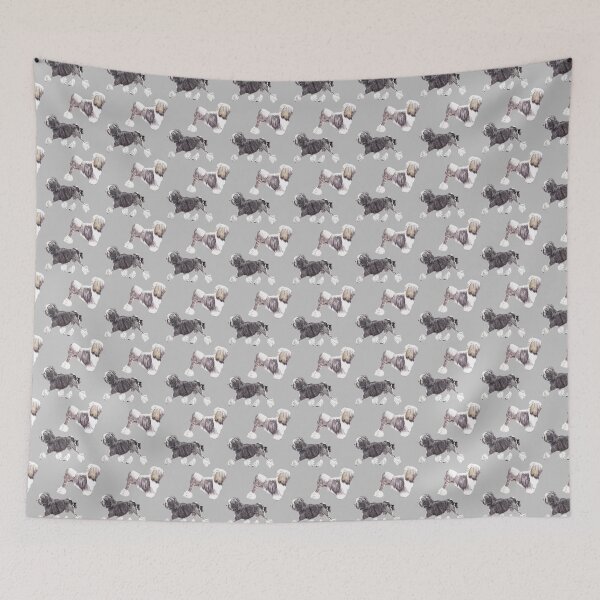 Item preview, Lowchen - Little Lion Dog - Repeat Pattern designed and sold by Amber Westwood.
